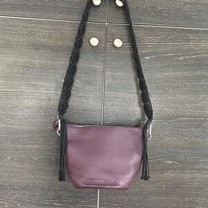 Danielle Nicole Eggplant Pebbled Leather